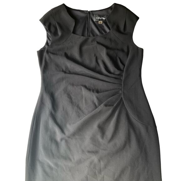 Chelsea Rose Women’s Sleeveless Knee Length Dress size 14 US, Solid Black - Picture 1 of 13